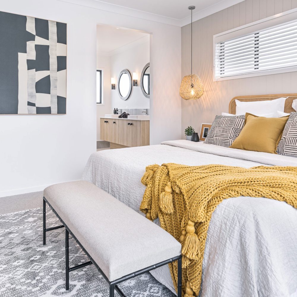 Master bedroom styling