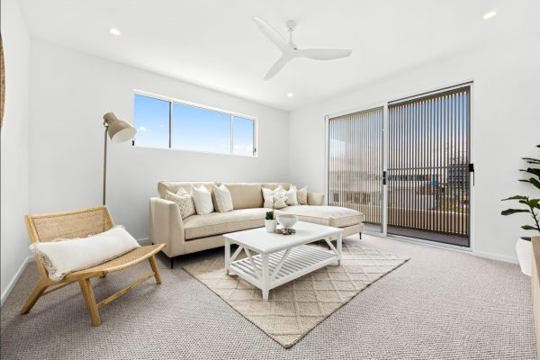 Coastal style family room